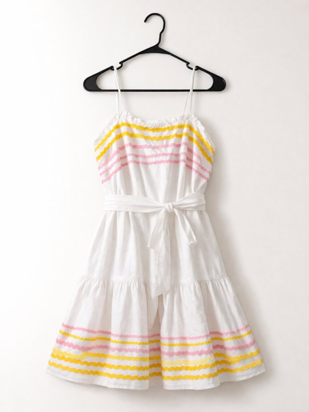Lisa Marie Fernandez for Target Mini Dress NWT Pink White Smocked Summer Small